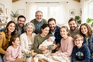 family newborn baby-300